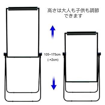 ホワイトボード（両面使用可能） Amazon.co.jp: Putenahoto ホワイトボード 脚付き 2両面磁気